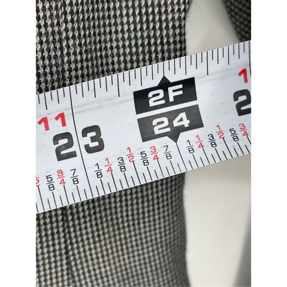 Lauren Ralph Lauren Blazer‎ Suit Jacket Men's 48 Black White Houndstooth - Picture 7 of 10